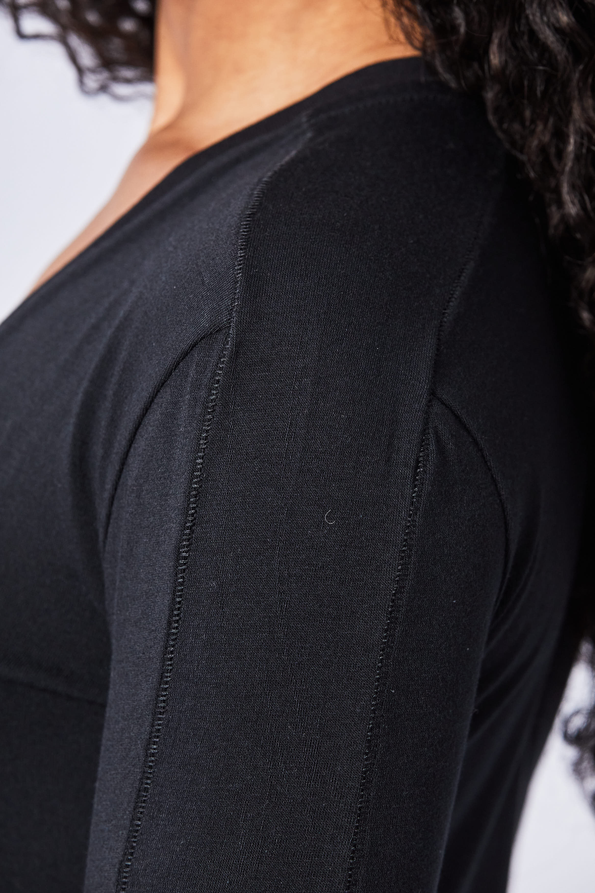 Thom Krom Long Sleeve V Neck T Shirt