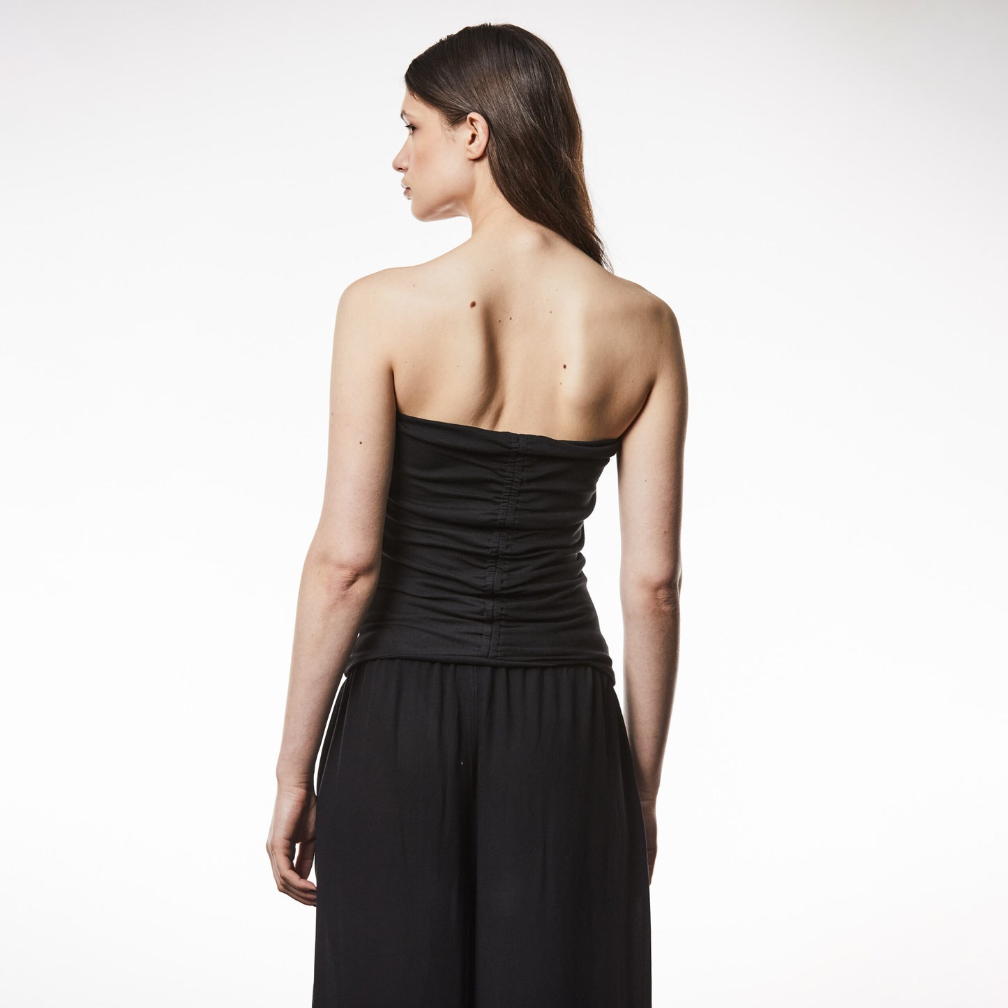 Cotton Strapless Shirt