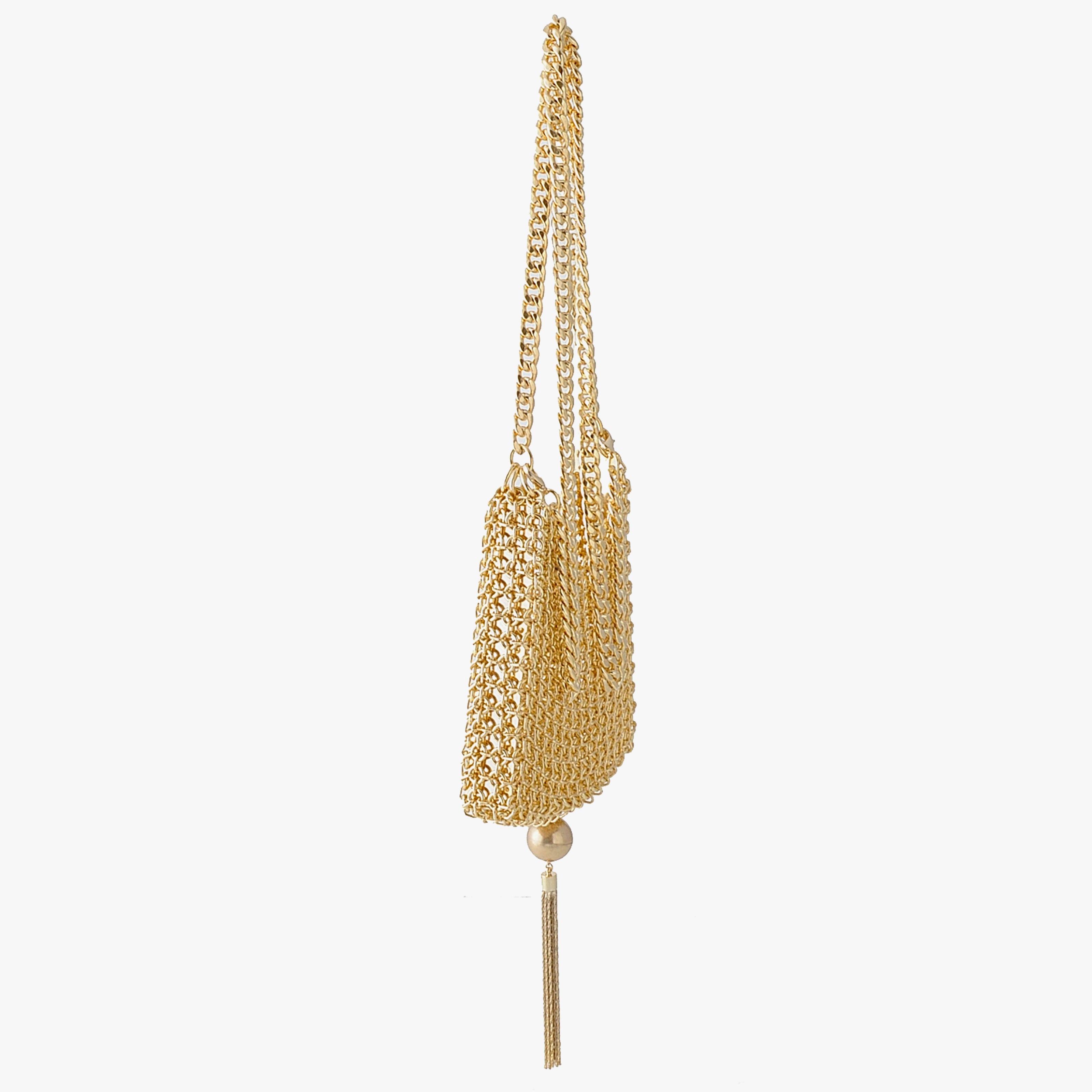 Silvia Gnecchi Gold Marais Bag
