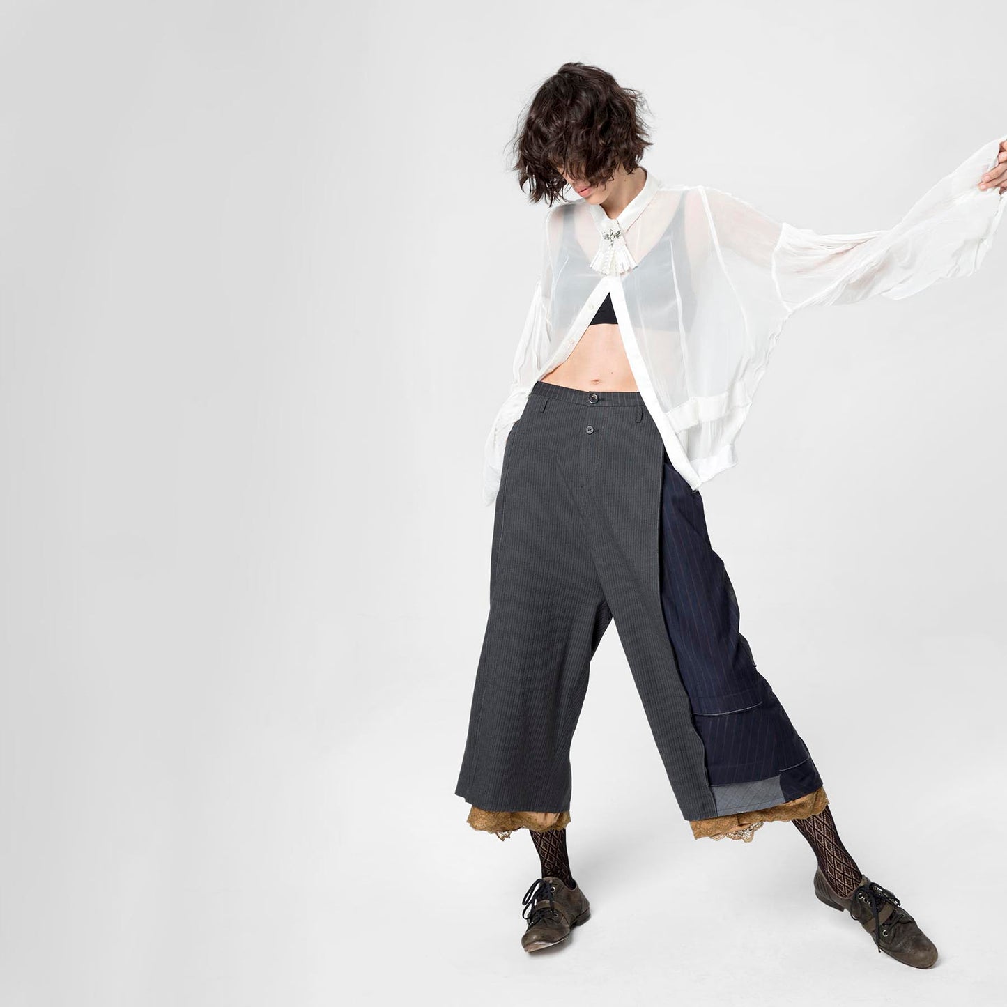 Wool Pant Skirt