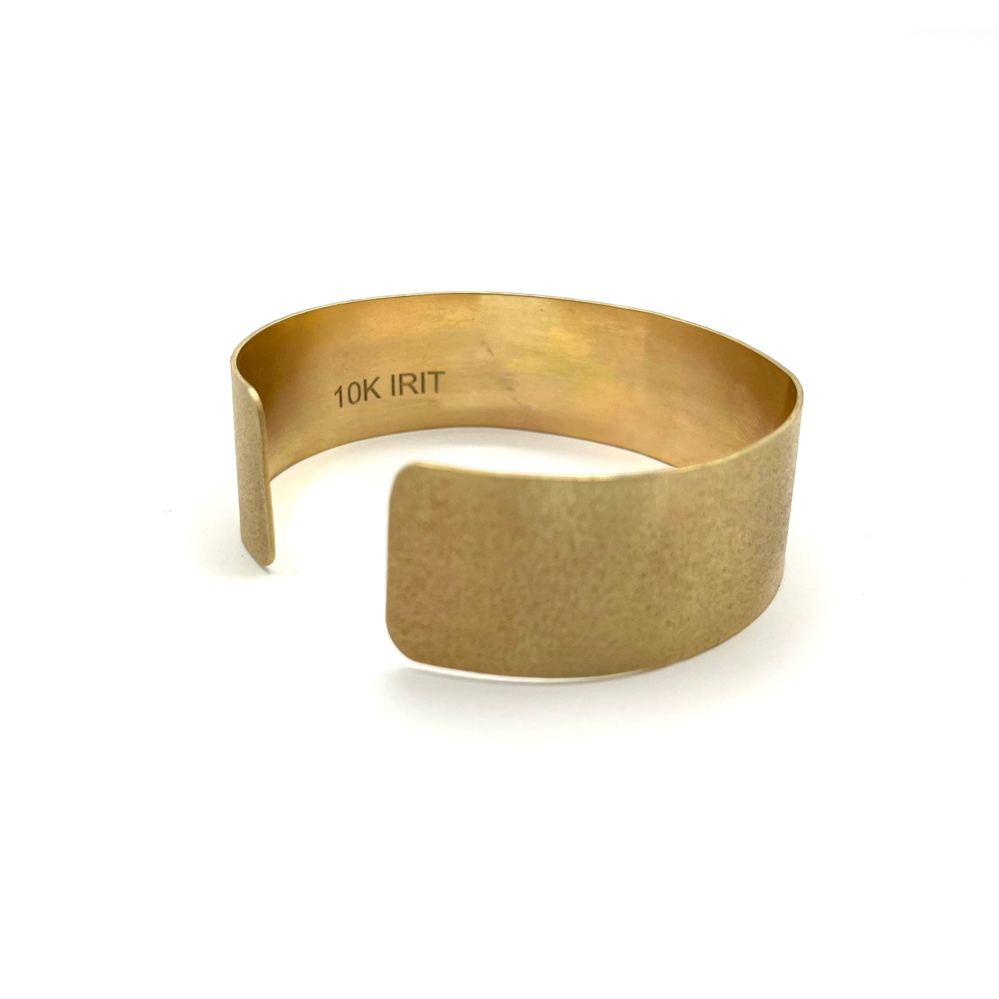 Irit Designs 10K Gold and Diamonds 'Love' Cuff