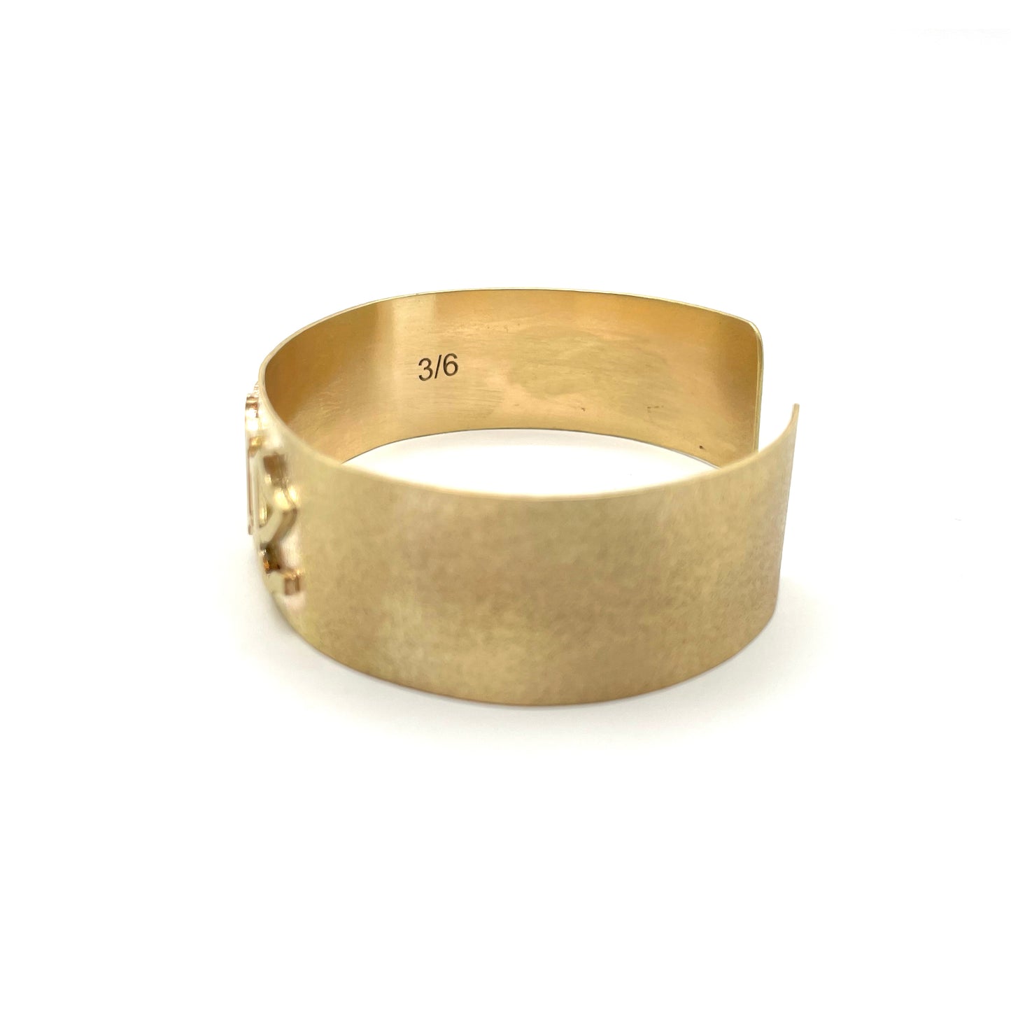 Irit Designs 10K Gold and Diamonds 'Love' Cuff