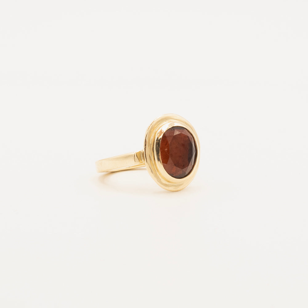AM Studio Rosecut Berry Tourmaline Ring