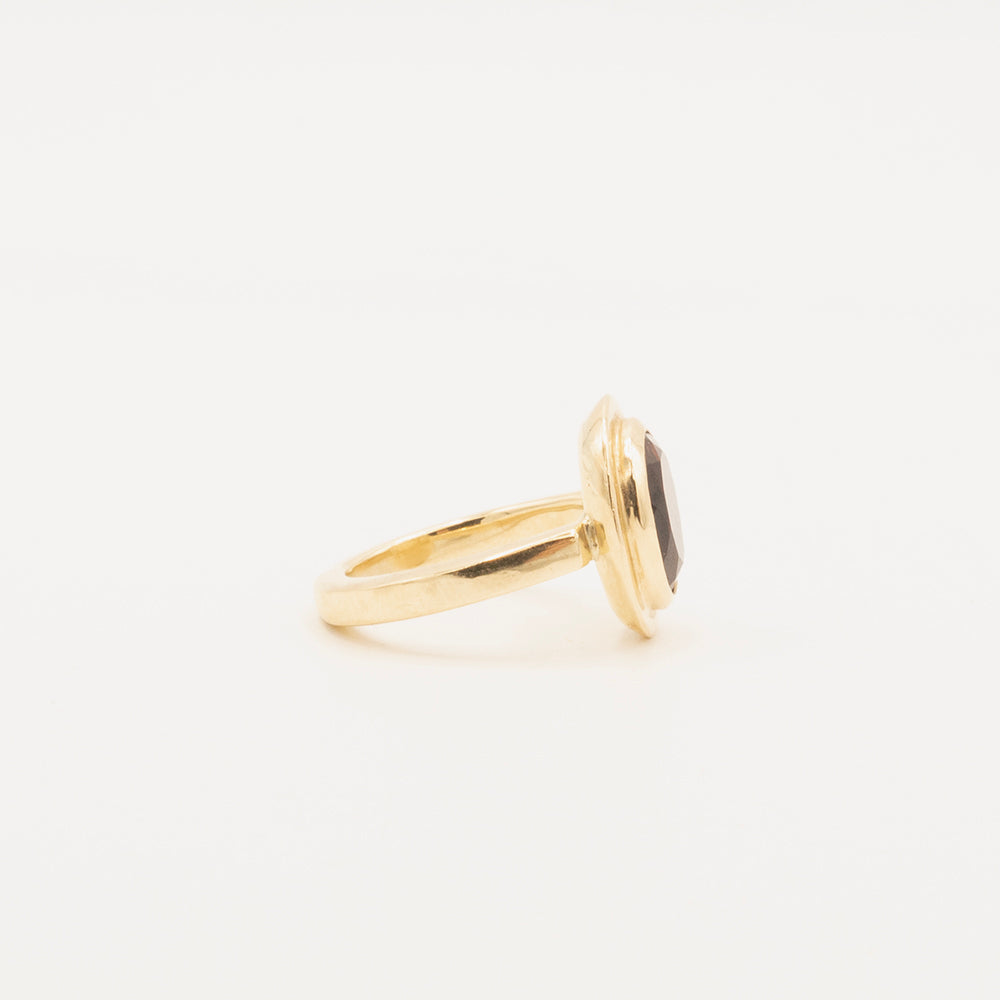 AM Studio Rosecut Berry Tourmaline Ring