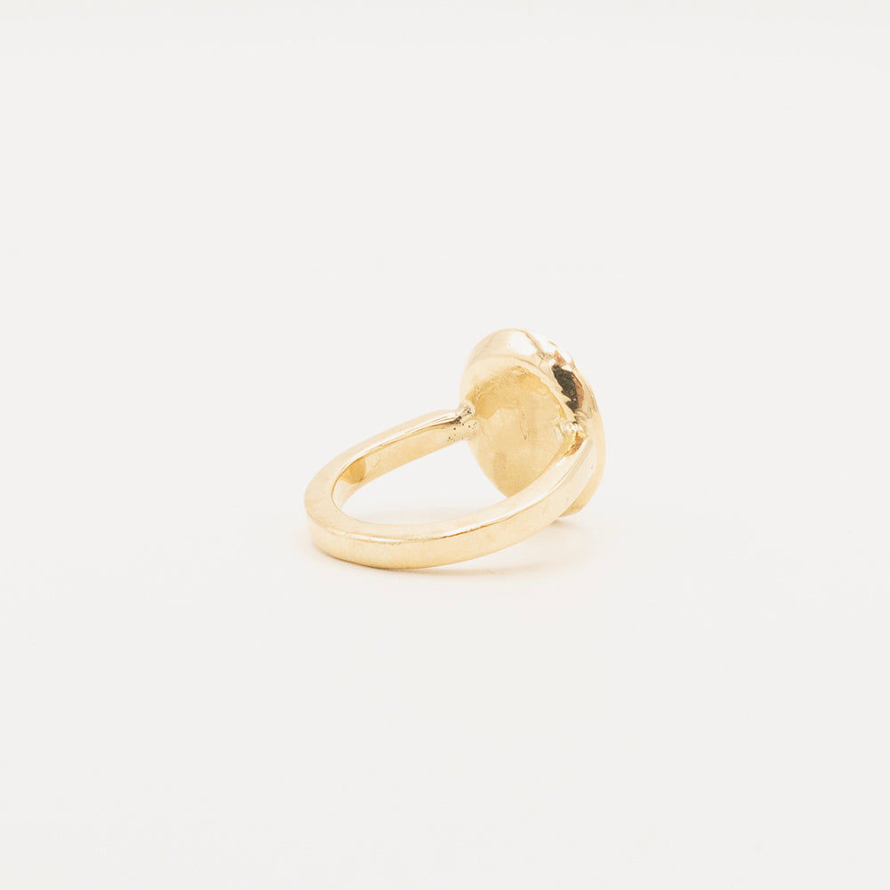 AM Studio Rosecut Berry Tourmaline Ring