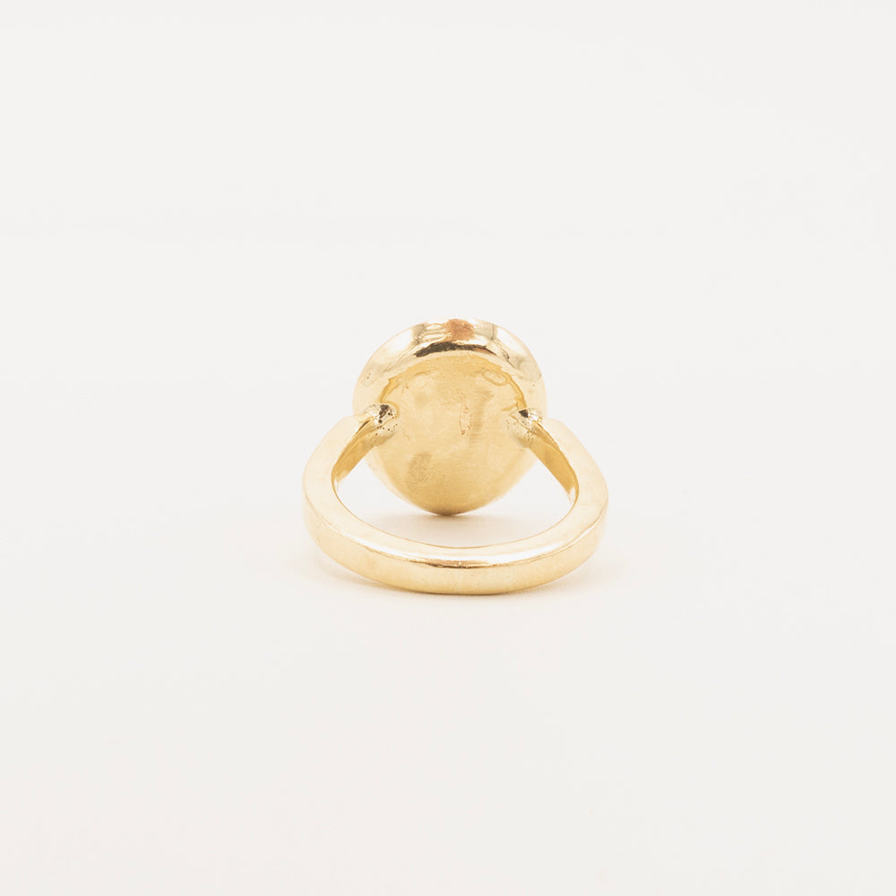AM Studio Rosecut Berry Tourmaline Ring