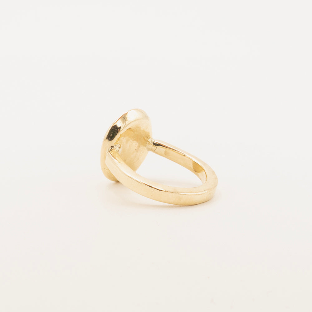 AM Studio Rosecut Berry Tourmaline Ring