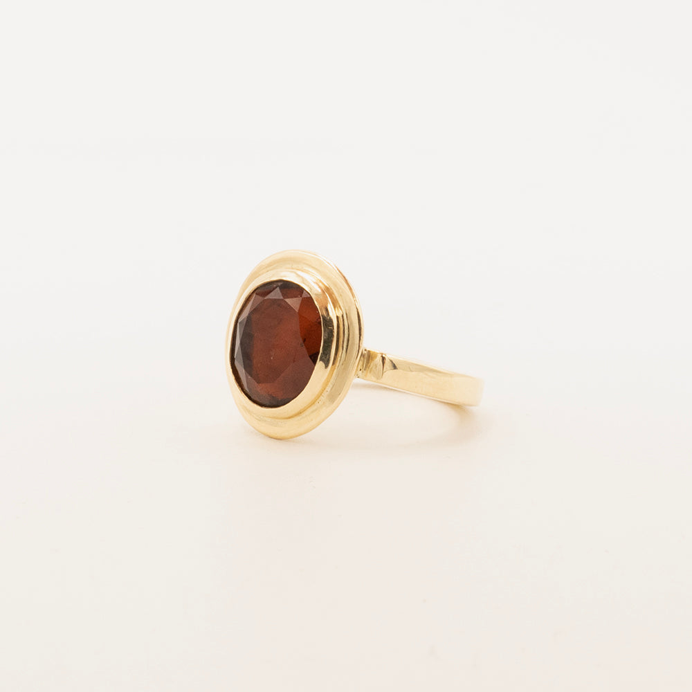 AM Studio Rosecut Berry Tourmaline Ring