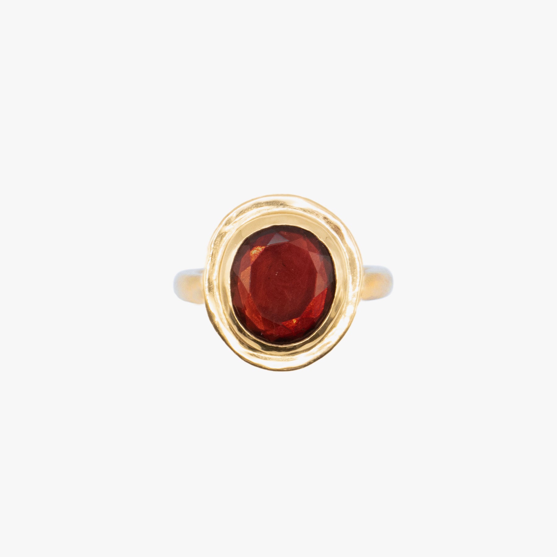 AM Studio Rosecut Berry Tourmaline Ring