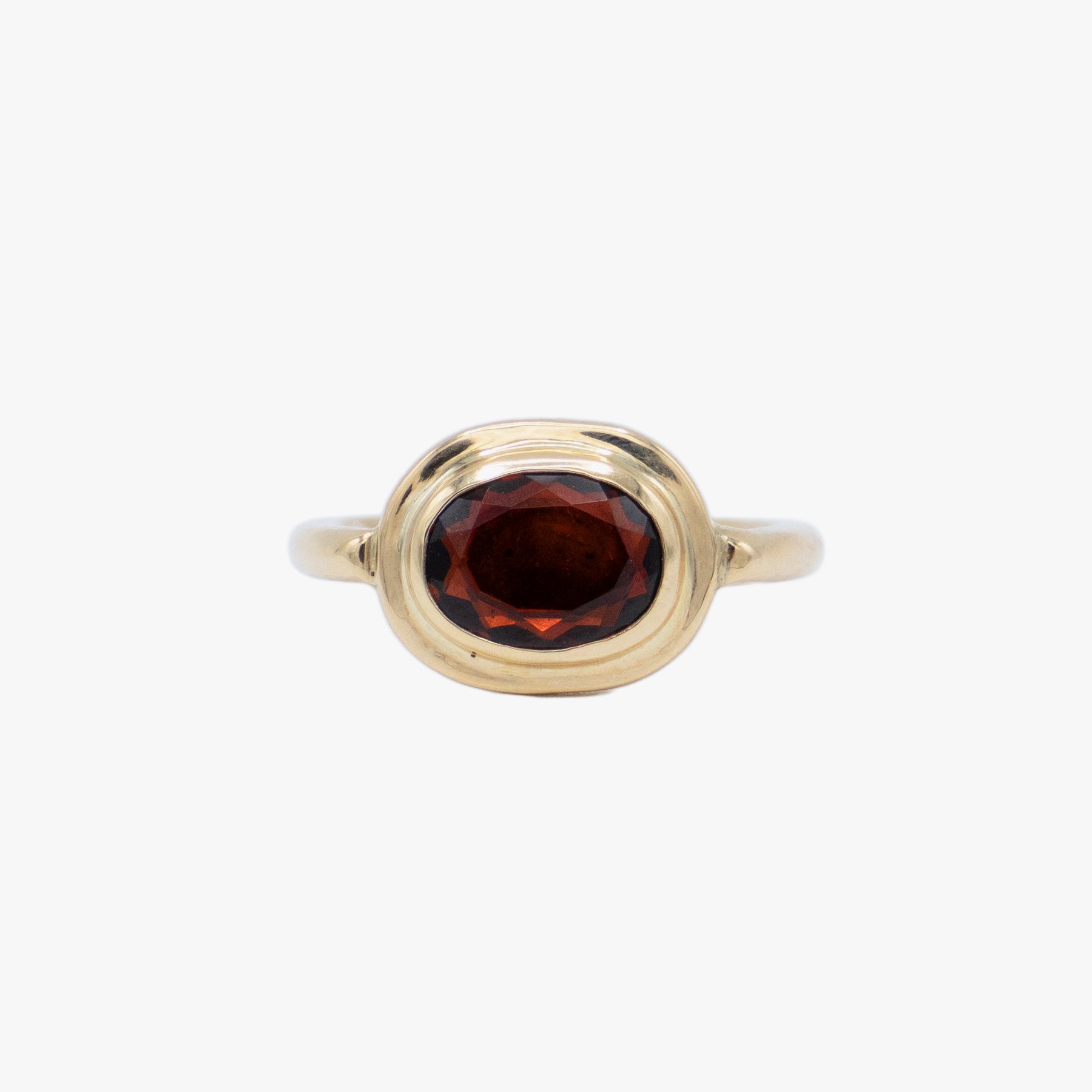 AM Studio Rosecut Strawberry Tourmaline Ring