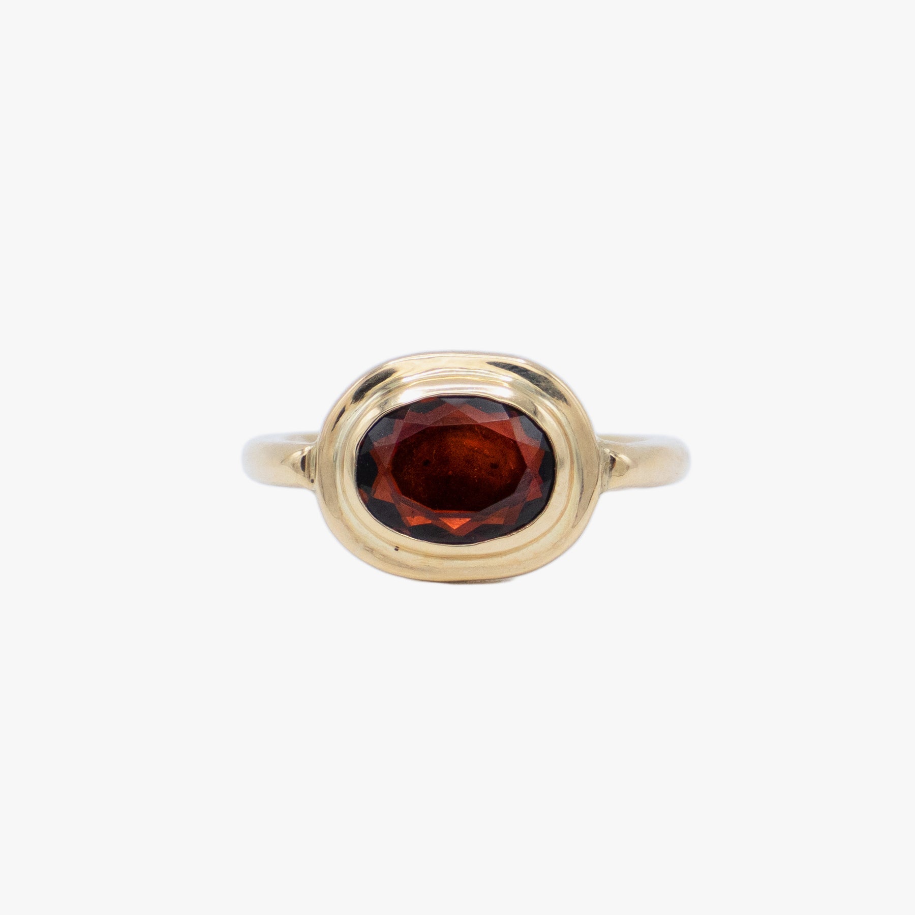 AM Studio Rosecut Strawberry Tourmaline Ring