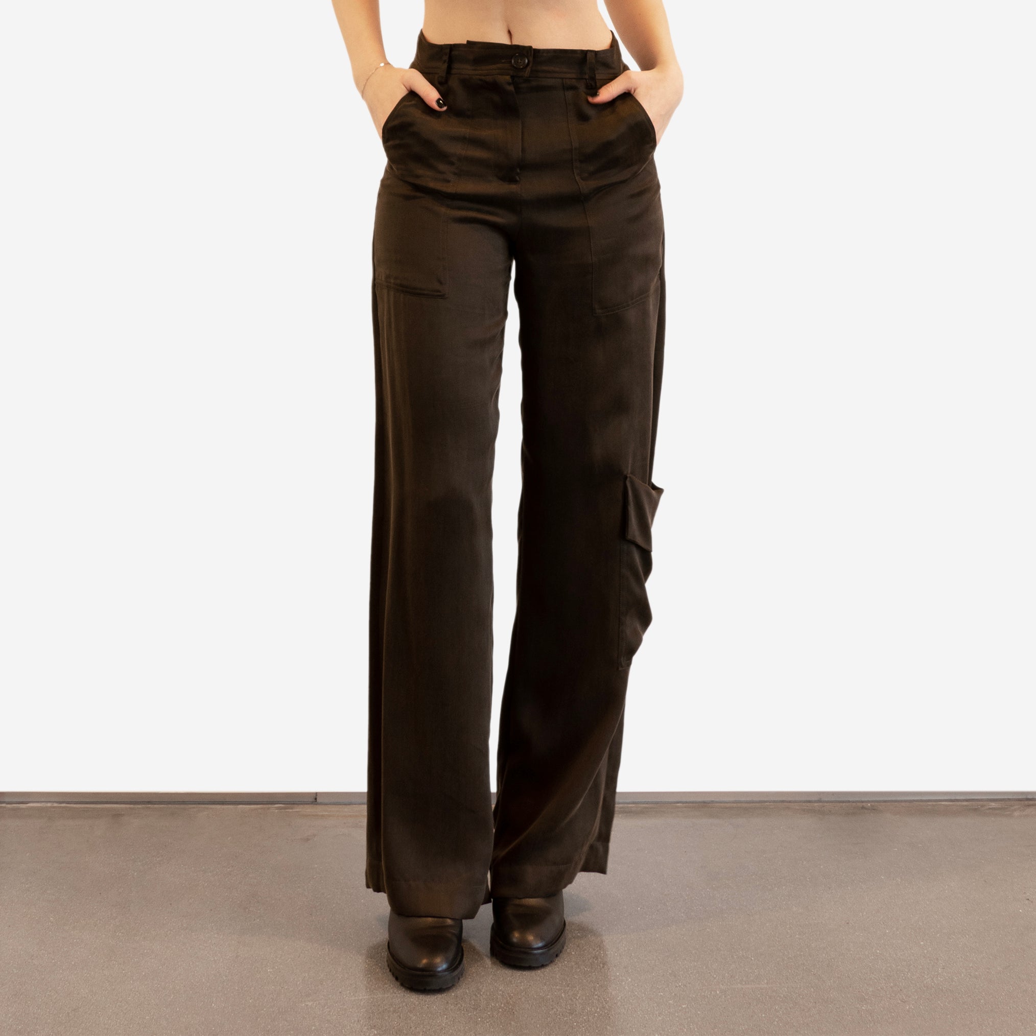 Isabel Benenato Darkwood Pants