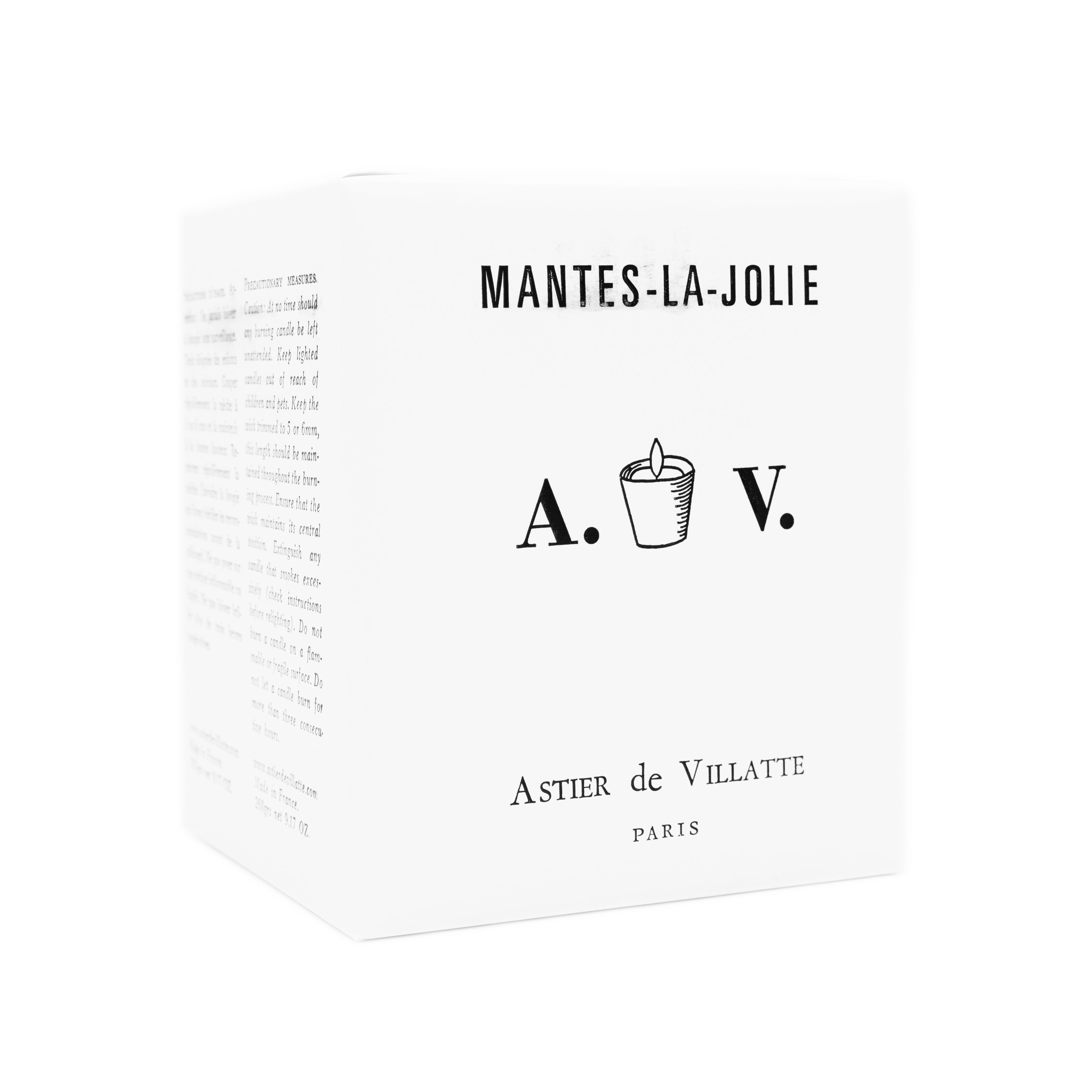 Astier de Villatte "Mantes La Jolie" Candle, Glass