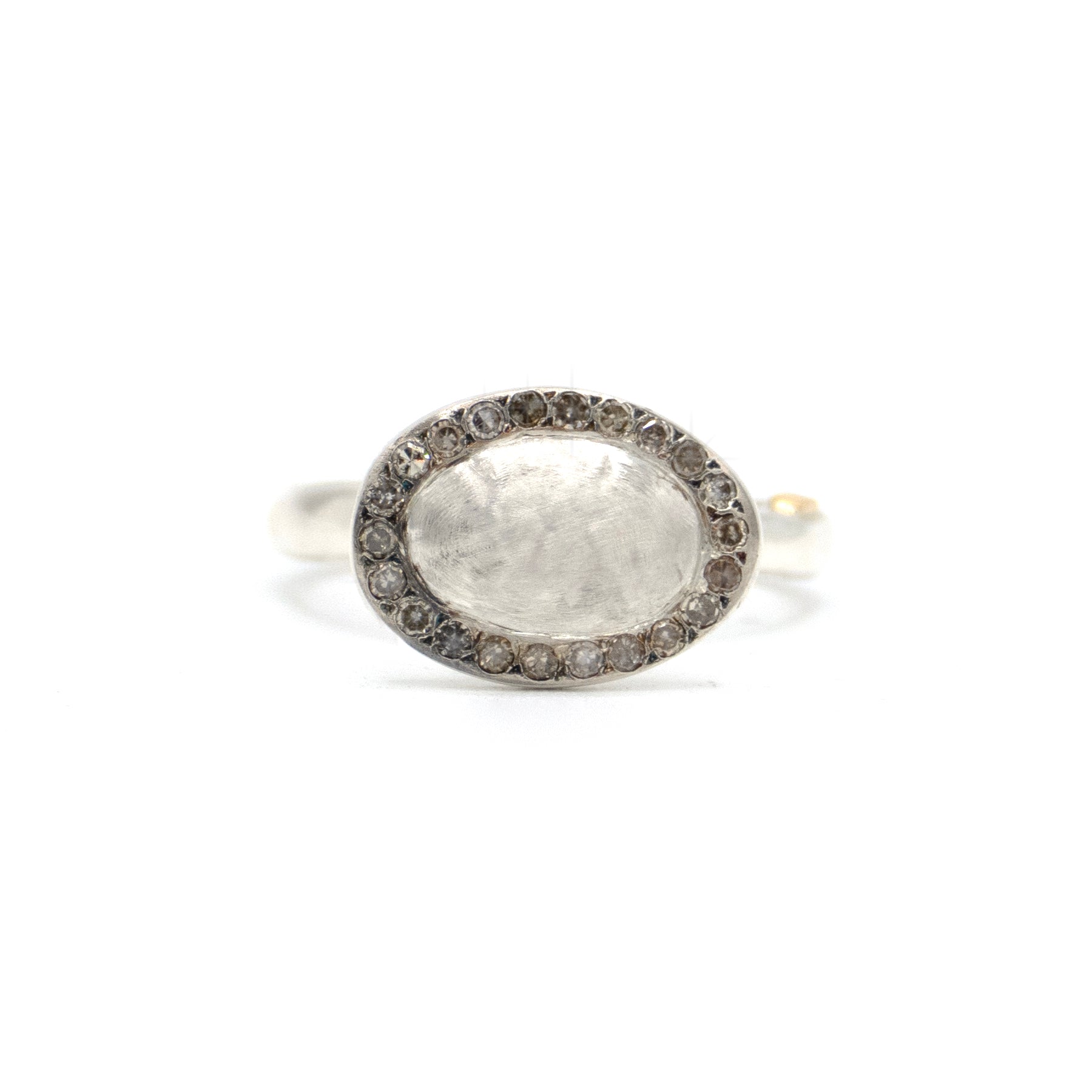 Rosa Maria Touria Cognac Diamonds and Sterling Silver Ring
