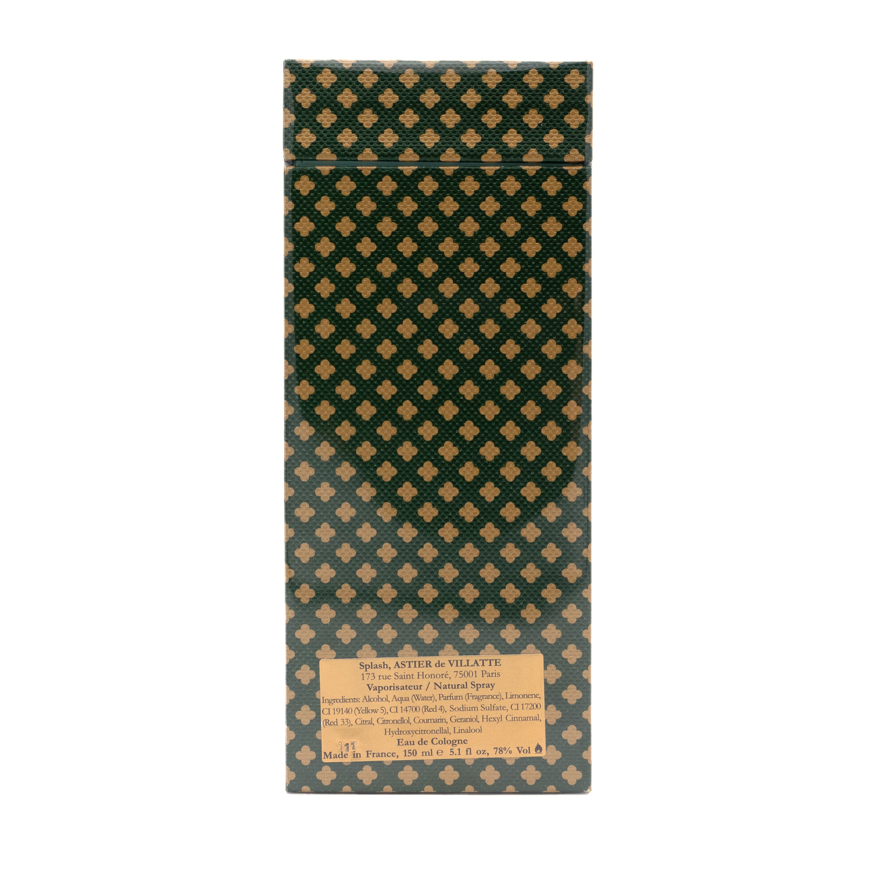 Astier de Villatte "Splash Orange Amere" Cologne Spray 150 ml