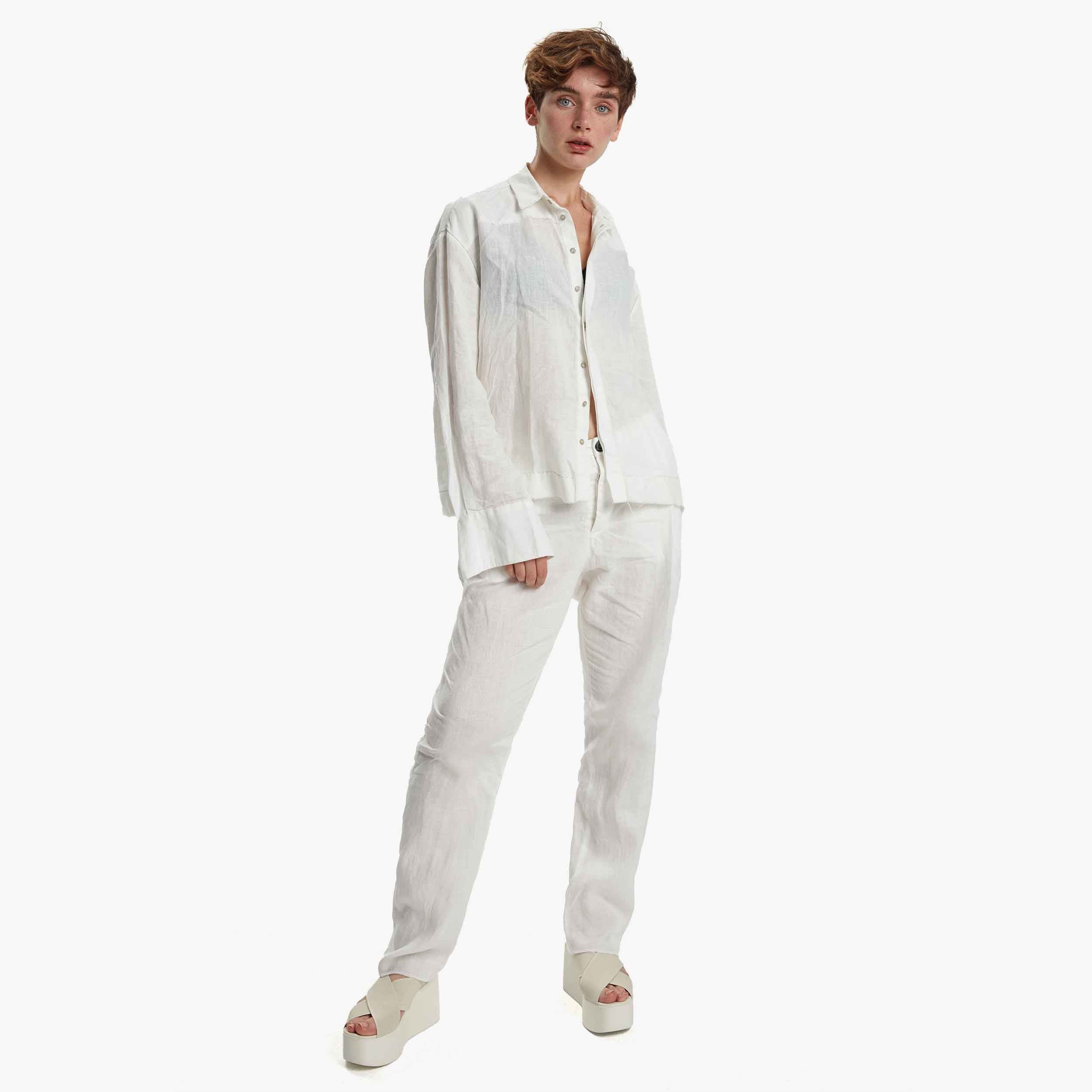 Umit Unal Linen Regular Fit Shirt