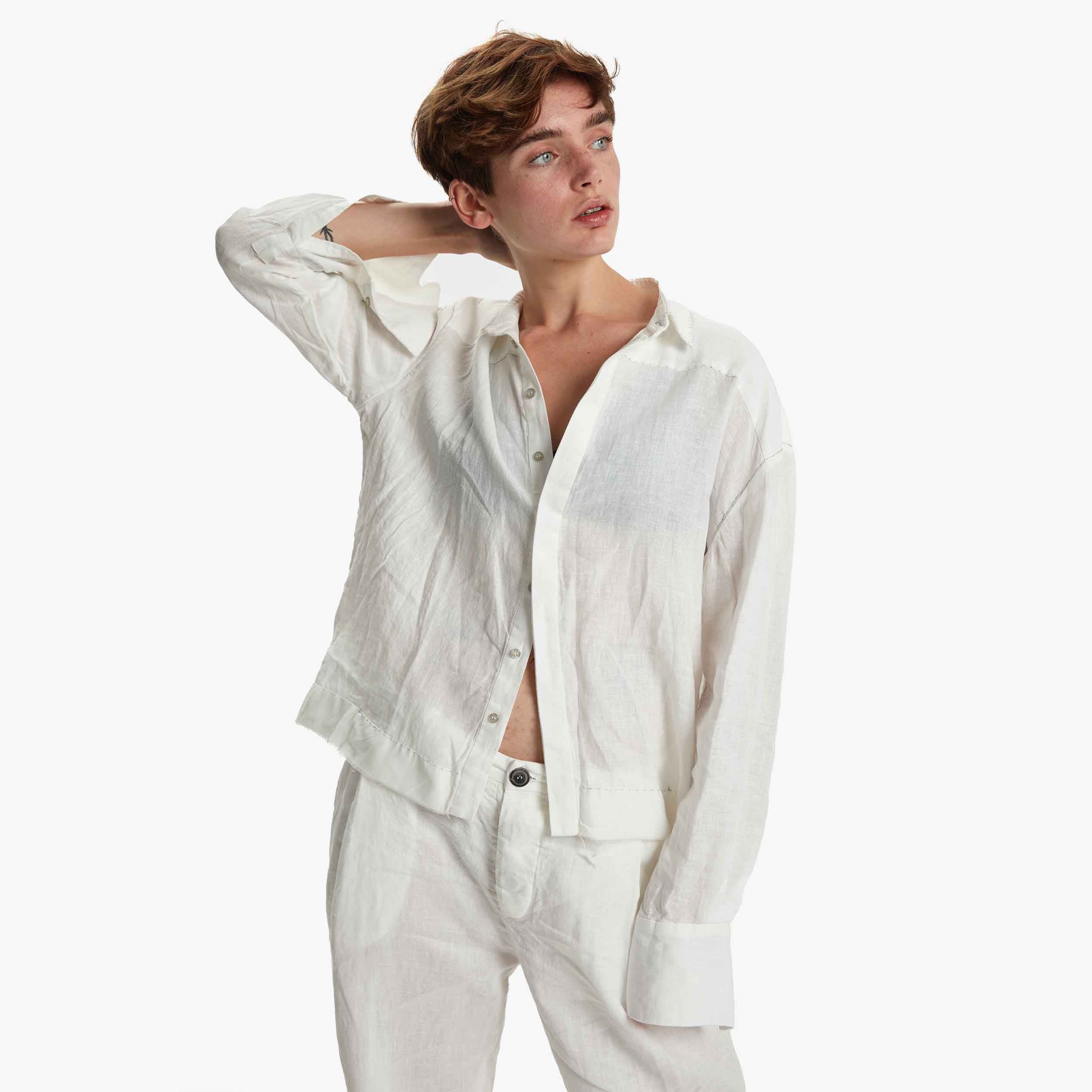 Umit Unal Linen Regular Fit Shirt