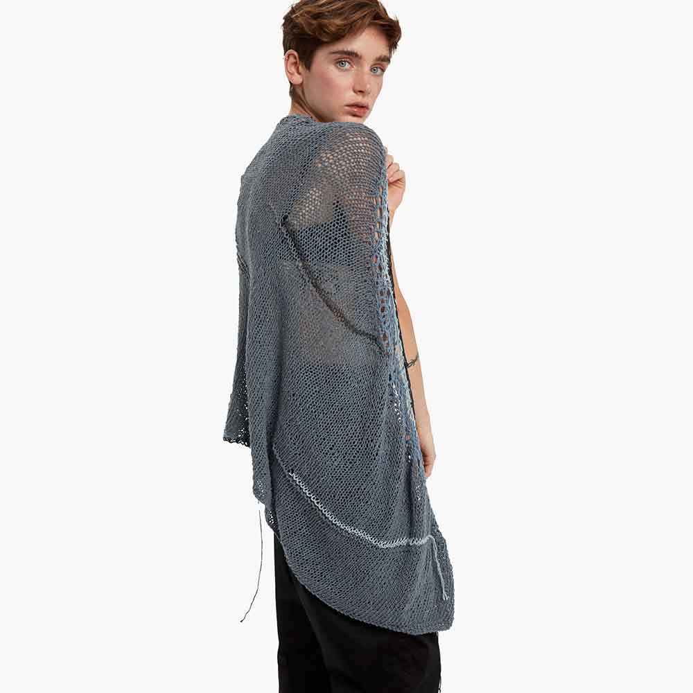 Umit Unal Hand Knitted Cotton Shawl