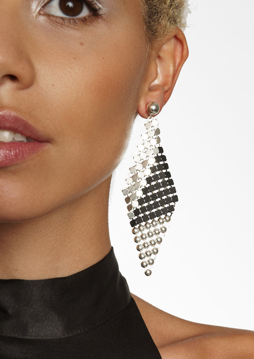 Laura B Trixie Earrings - Silver
