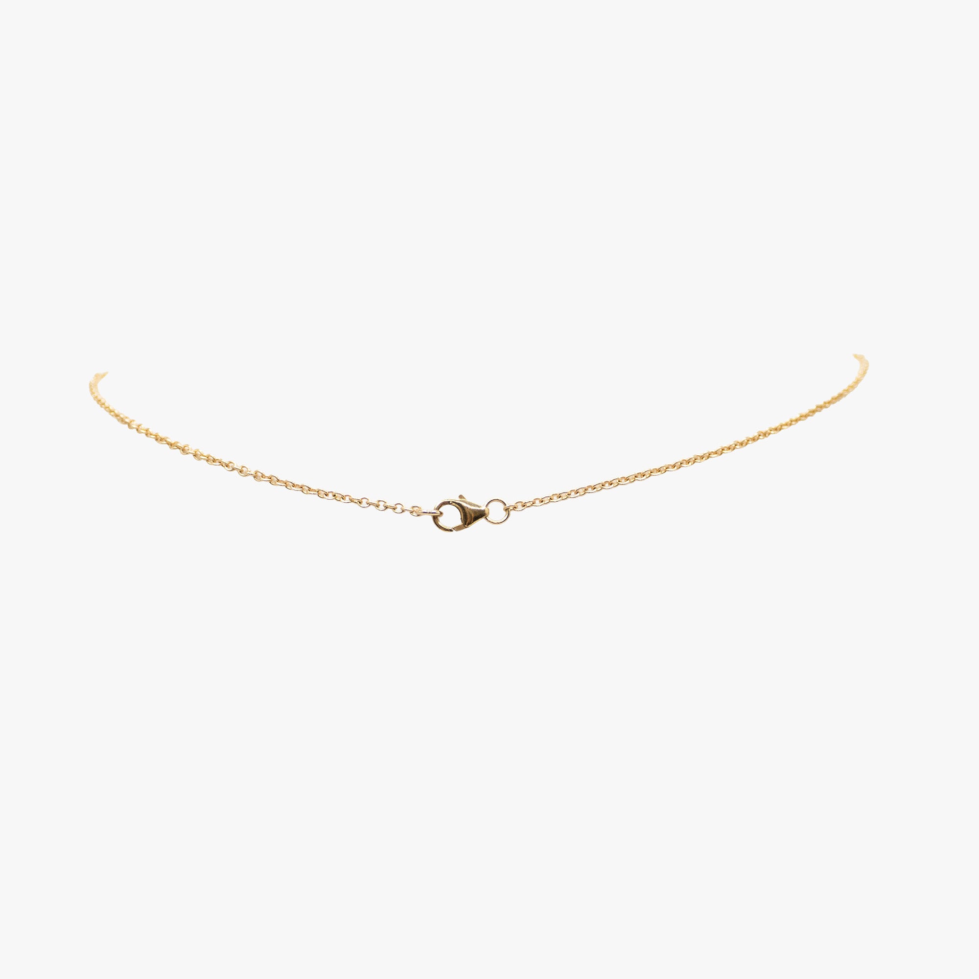 14K gold chain necklace backing 