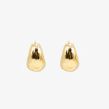 14K gold hoop earrings by AM Studio.