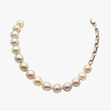 Antique Gold Watch Chain and South Sea Pearls Necklace