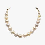 Antique Gold Watch Chain and South Sea Pearls Necklace