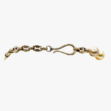 Antique Gold Watch Chain and South Sea Pearls Necklace
