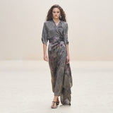 Hand Painted Silk Dress