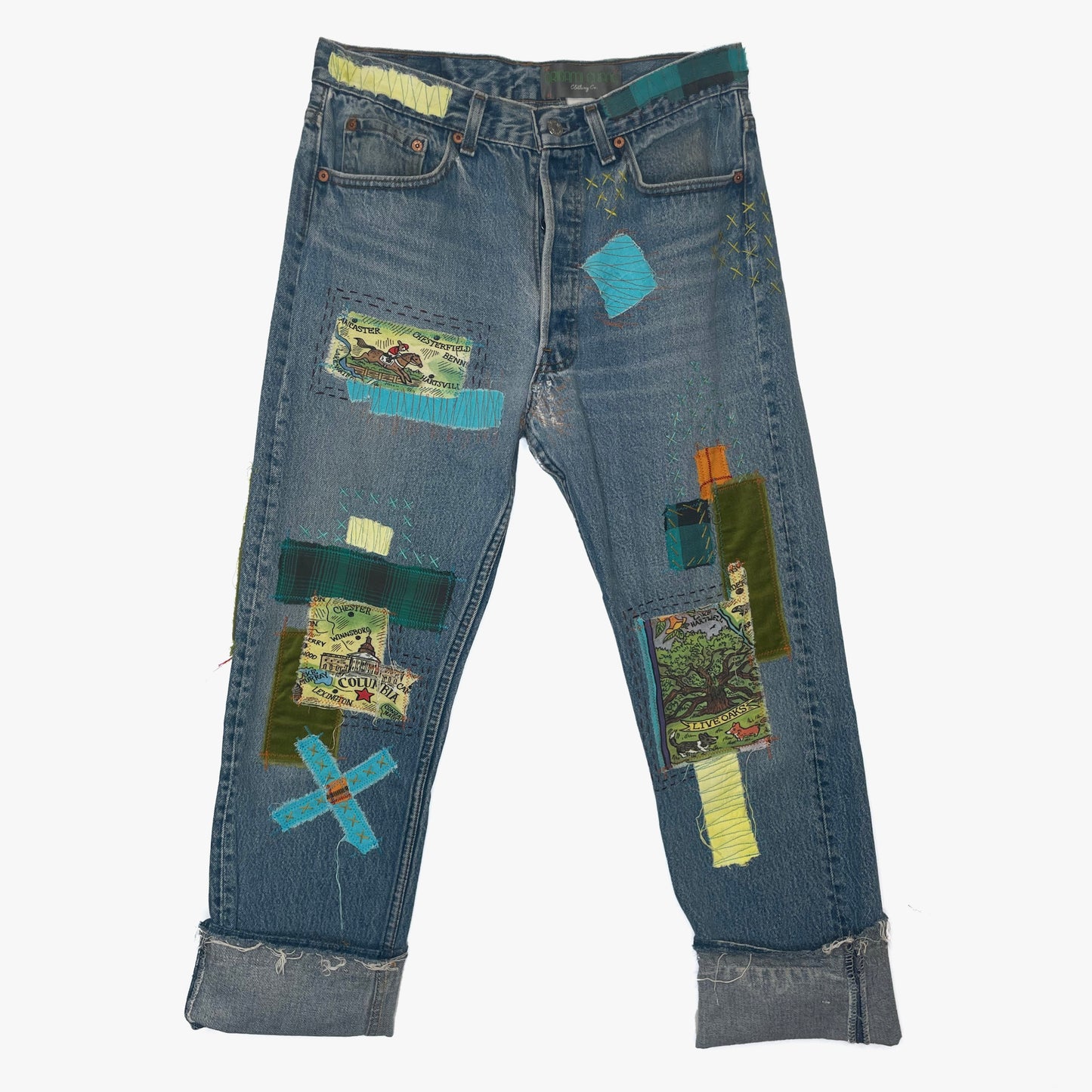 B-530 Travel Patched 501 Jeans