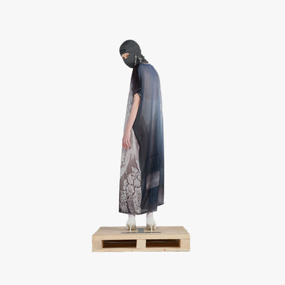 Barbara Bologna Print Tube Dress