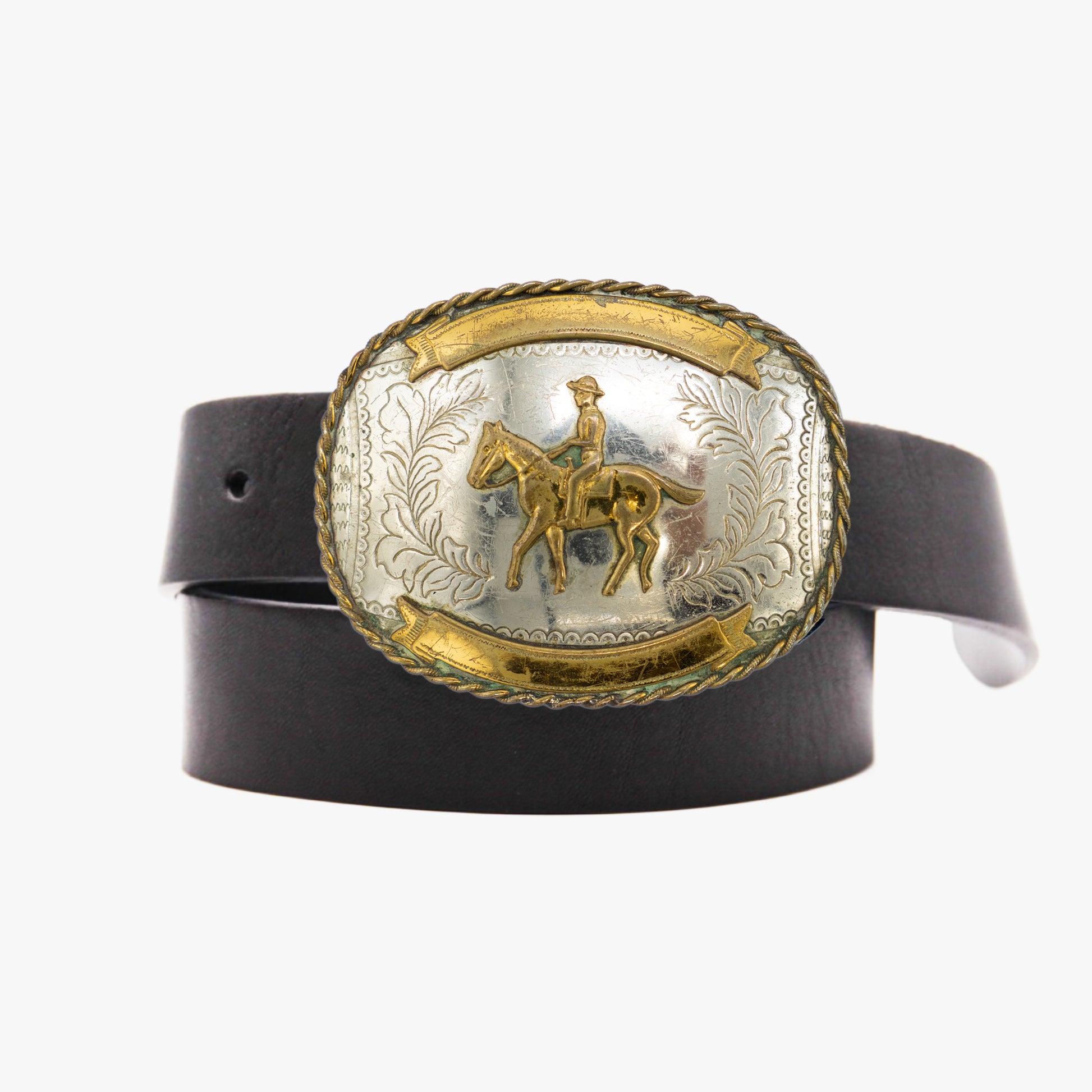 Vinatge rodeo belt and leather belt