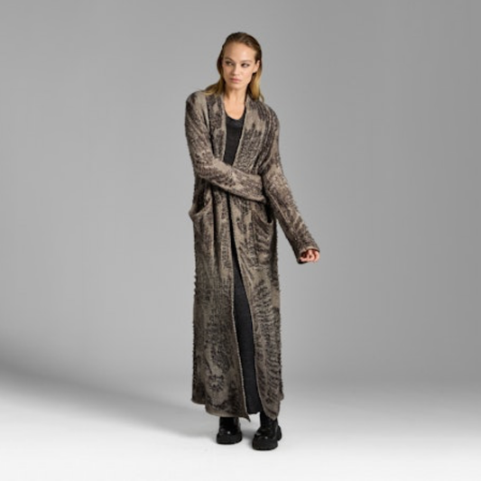 Hand Painted Long Duster