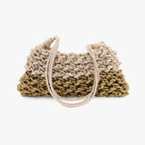 Mela Champagne and Gold Zirconia Bag