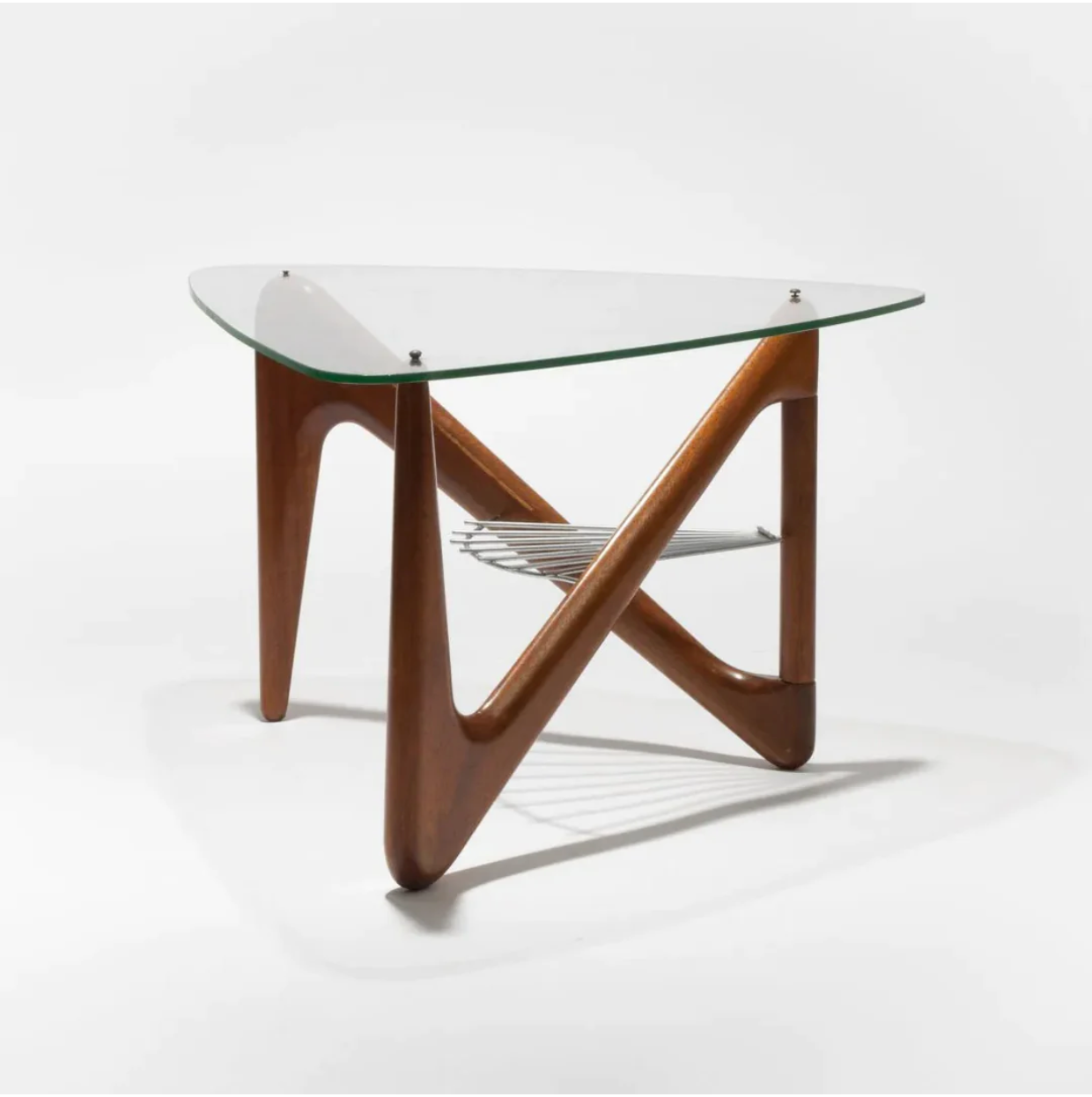 Mid century cocktail table designed by Louis Sognot