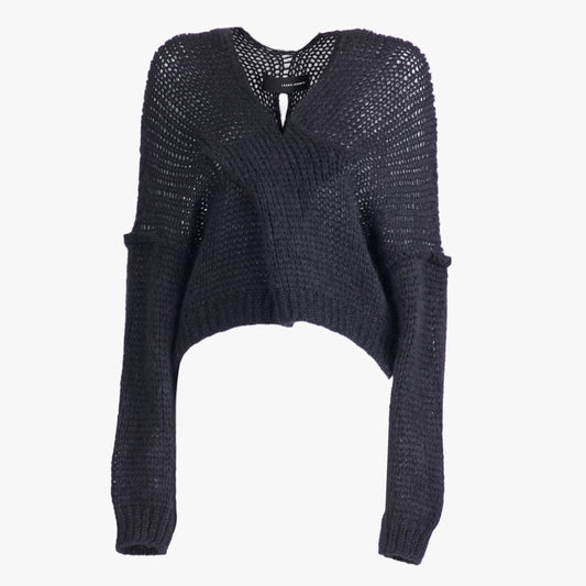 Mohair V-Neck Sweater