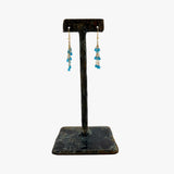 18KT Gold and Apatite Earrings