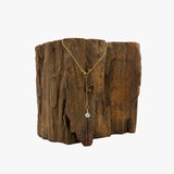 18KT Gold Nuggets, Diamonds, Keshi Pearls, and Opal Necklace