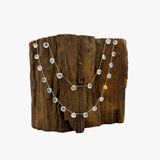 Moonstone and 18KT Gold Nugget Necklace