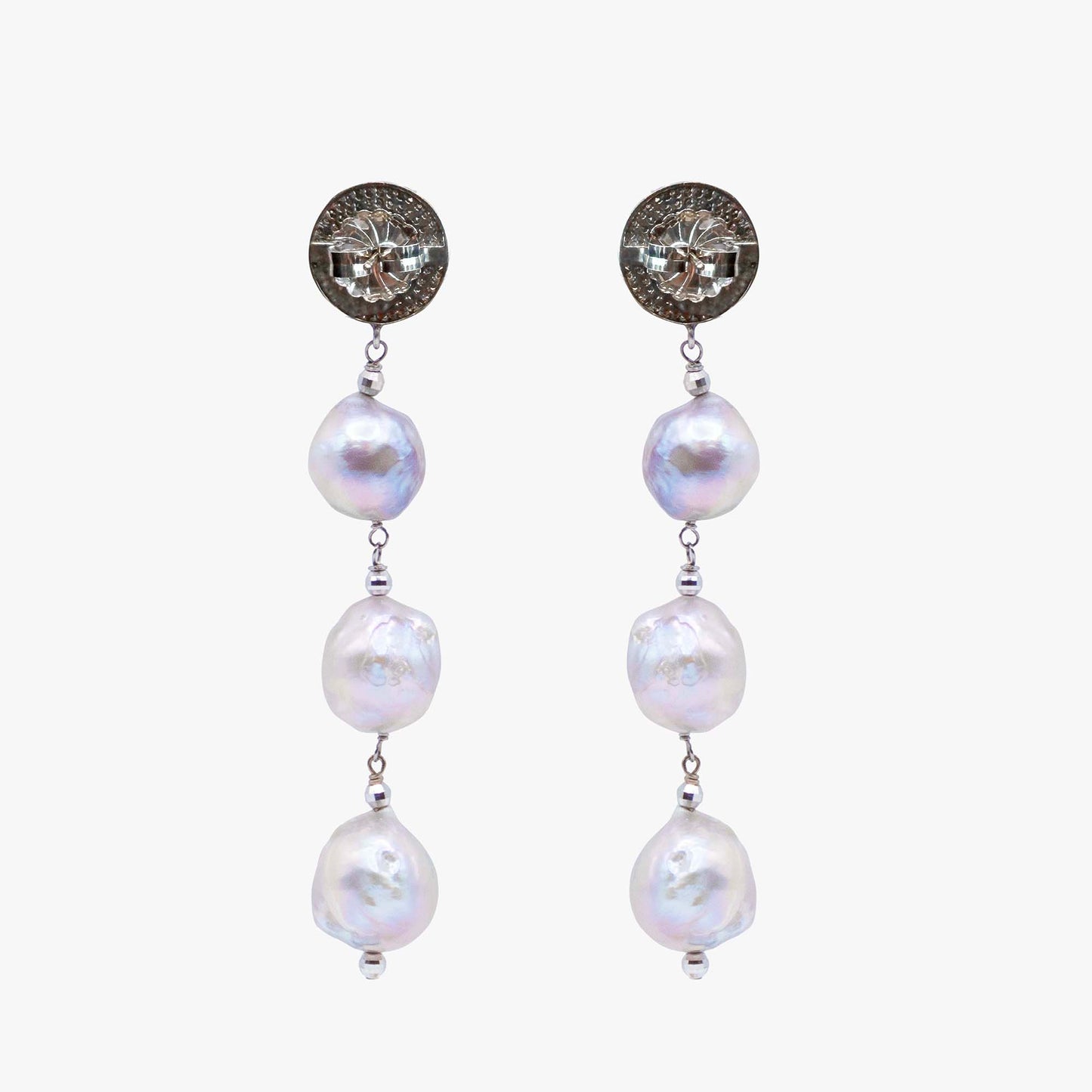 Pearl and Diamond Earrings