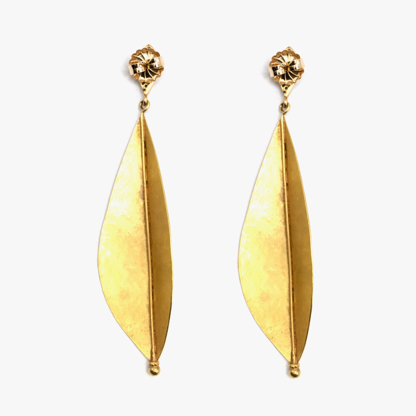 18K Gold and Diamond Earrings