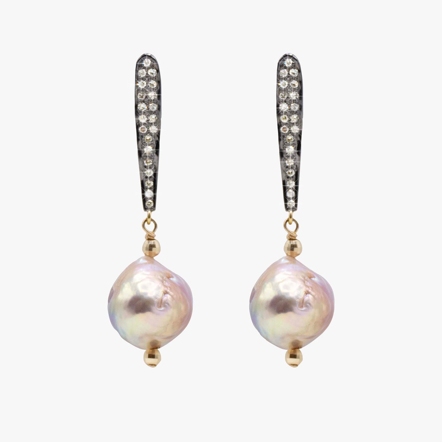 Pearl and Diamond Earrings