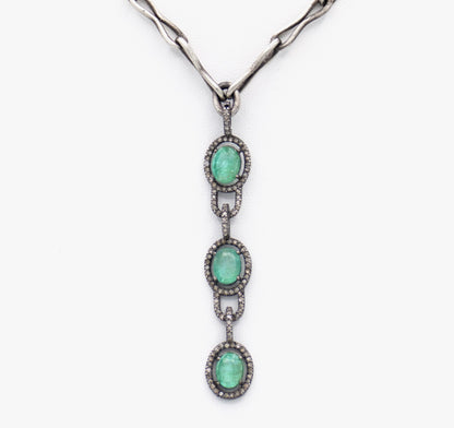 Irit Design Emerald Drop Necklace