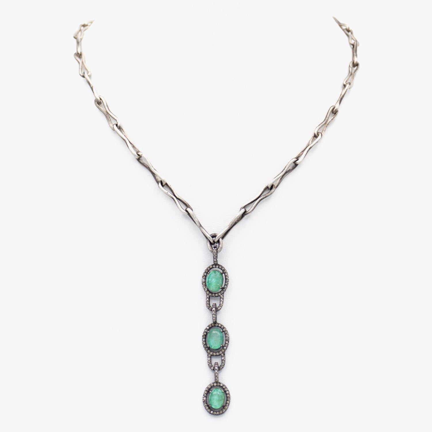 Irit Design Emerald Drop Necklace