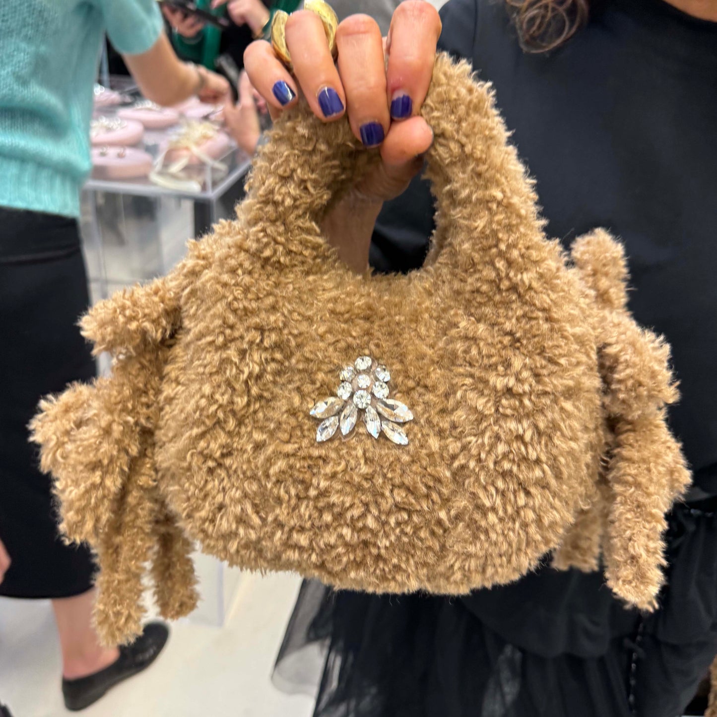 Faux fur Mini Tote Bag