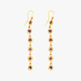 Hector Lasso Untamed Heart - 18K Gold and Rough Ruby Earrings