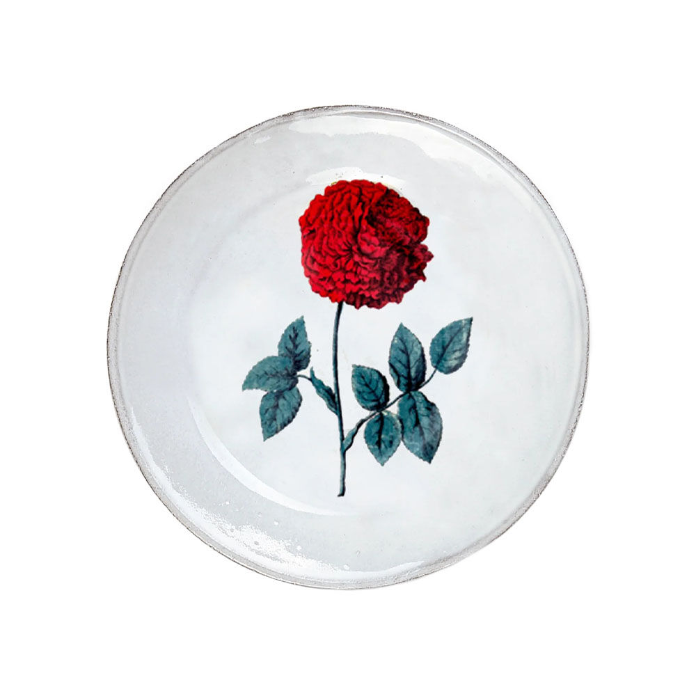 Hundred Leaved Rose Soup Plate