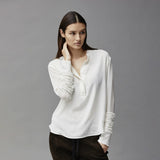 Kristensen Du Nord Silk Frill Shirt