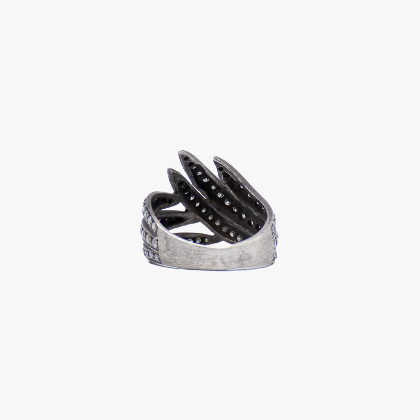 Sterling Silver and Diamond Ring