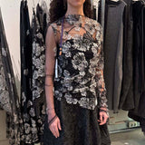 Marc Le Bihan Floral Tulle Shirt